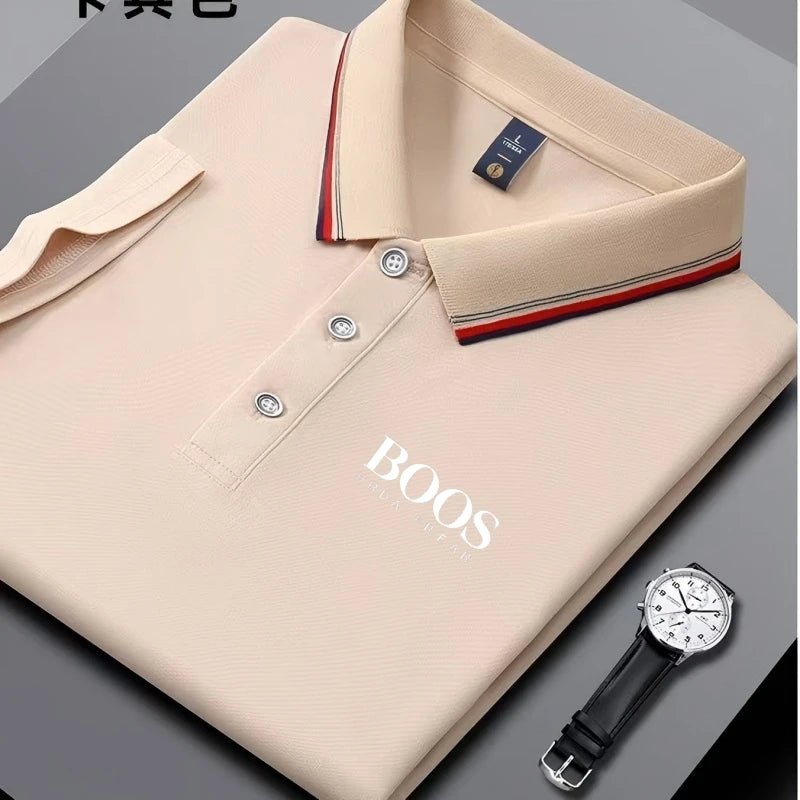 Men's short-sleeved polo shirt