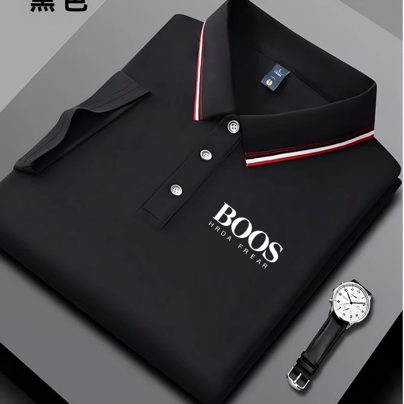 Men's short-sleeved polo shirt