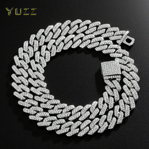 14MM Square Cuban Link Necklace