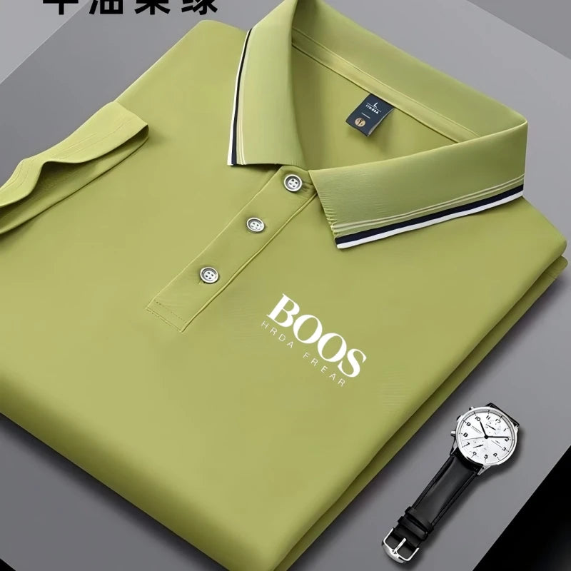 Men's short-sleeved polo shirt