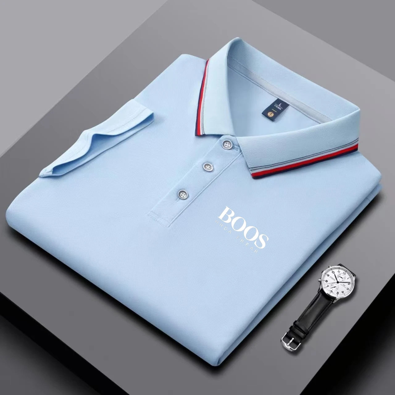 Men's short-sleeved polo shirt