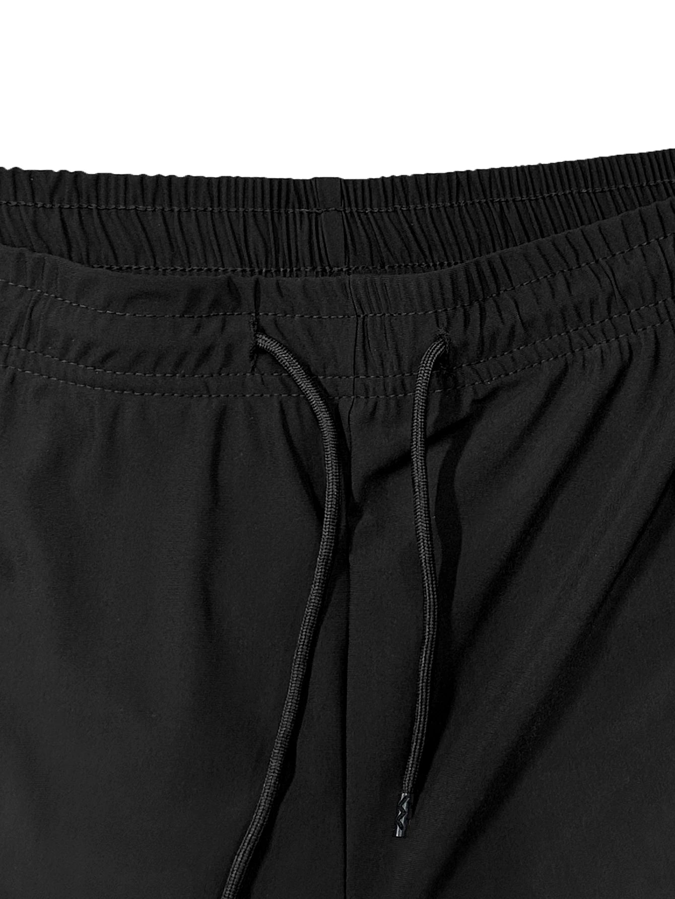 Elastic Drawstring Casual Shorts