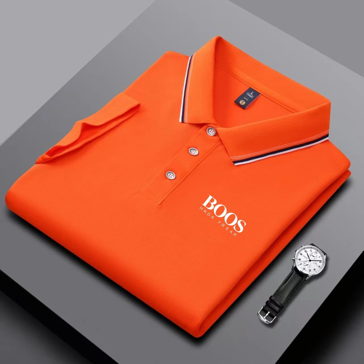 Men's short-sleeved polo shirt