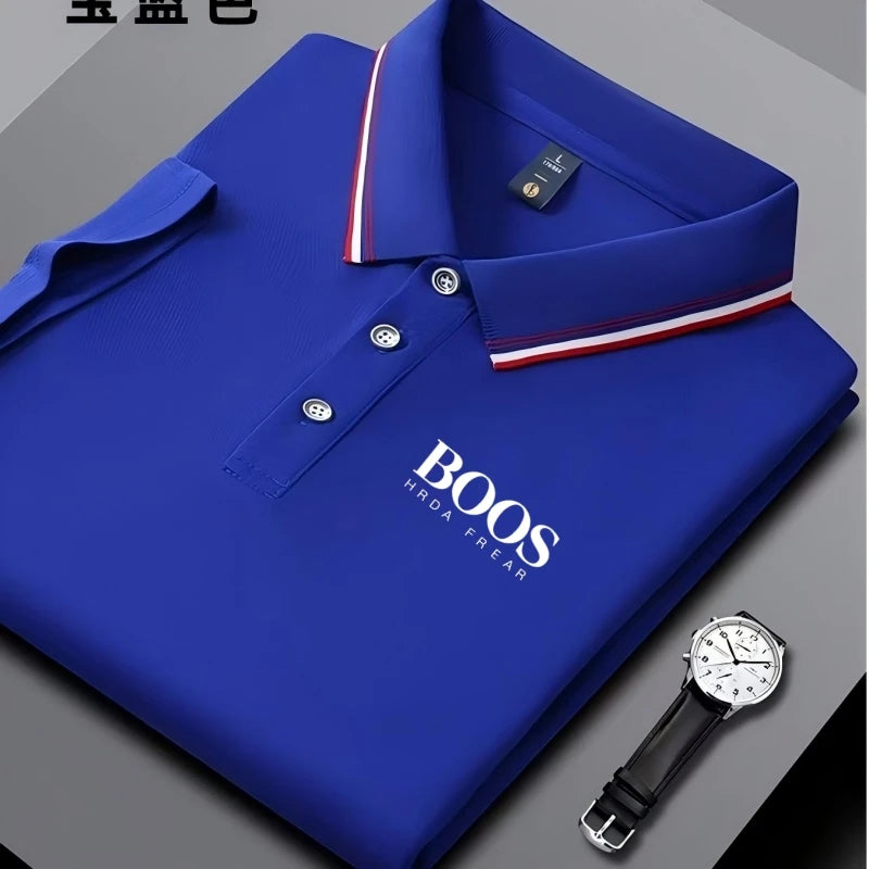 Men's short-sleeved polo shirt