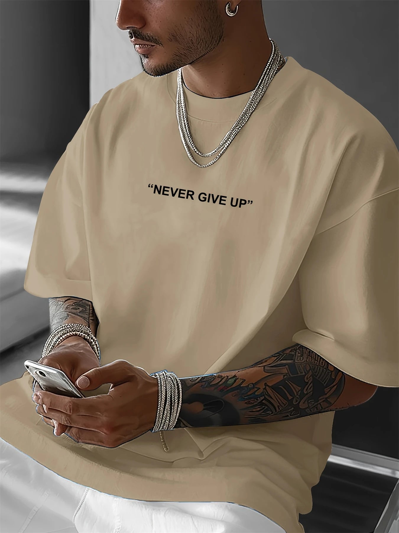 Graphic Print Cotton T-Shirt