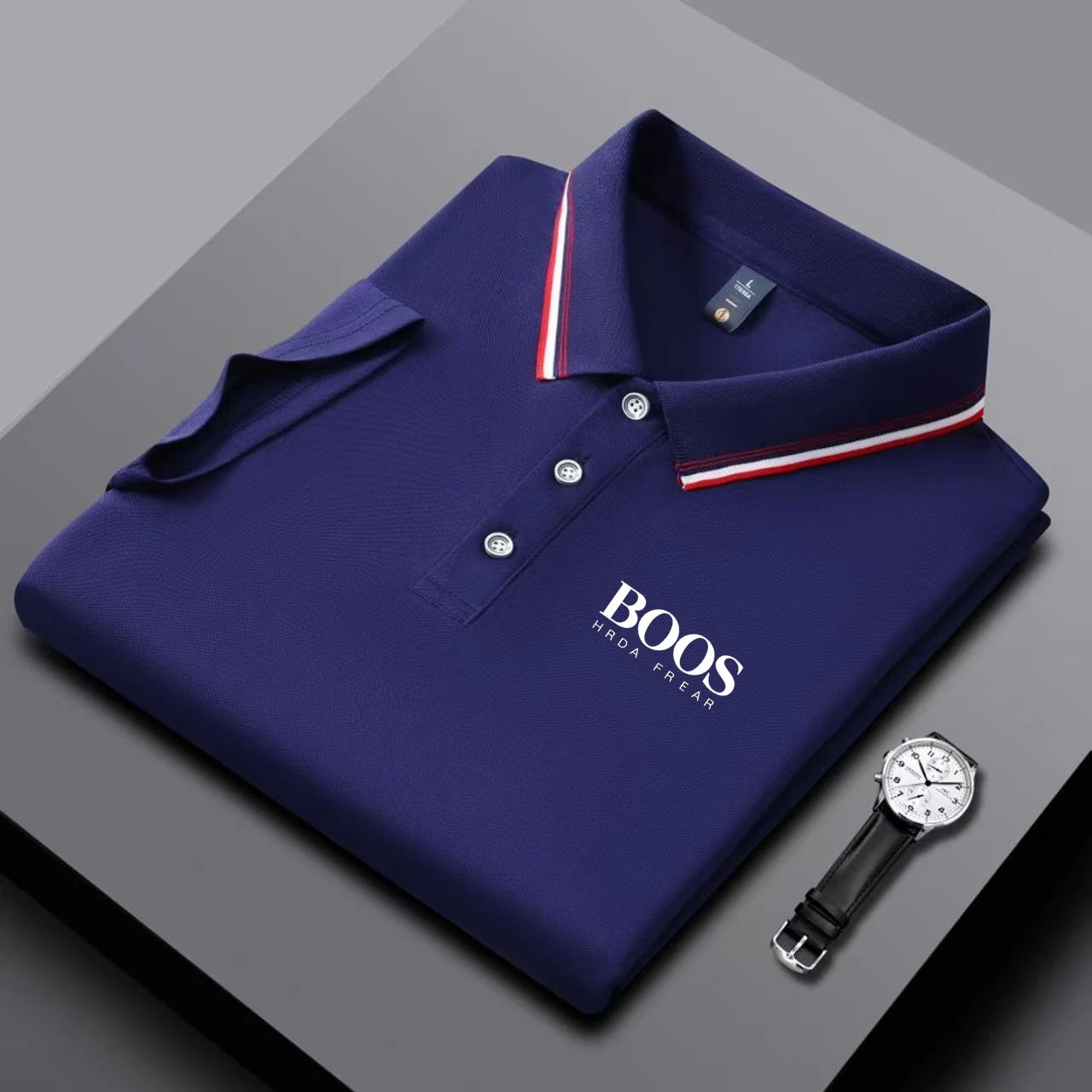 Men's short-sleeved polo shirt
