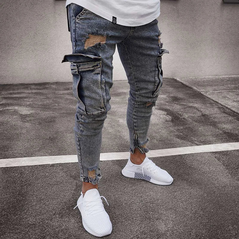 Stretch Slim Skateboard Jeans