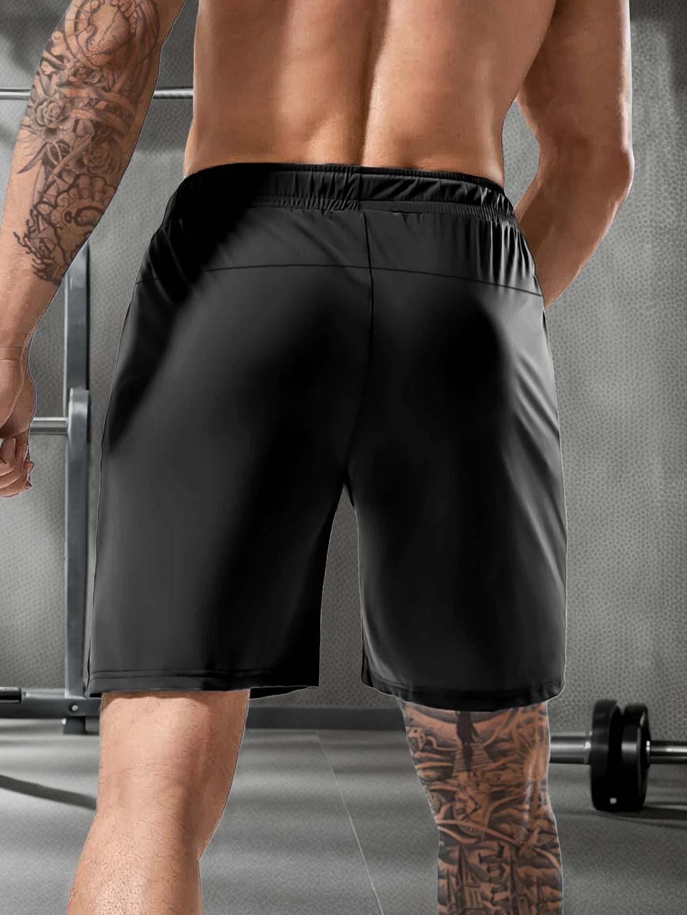 Elastic Drawstring Casual Shorts