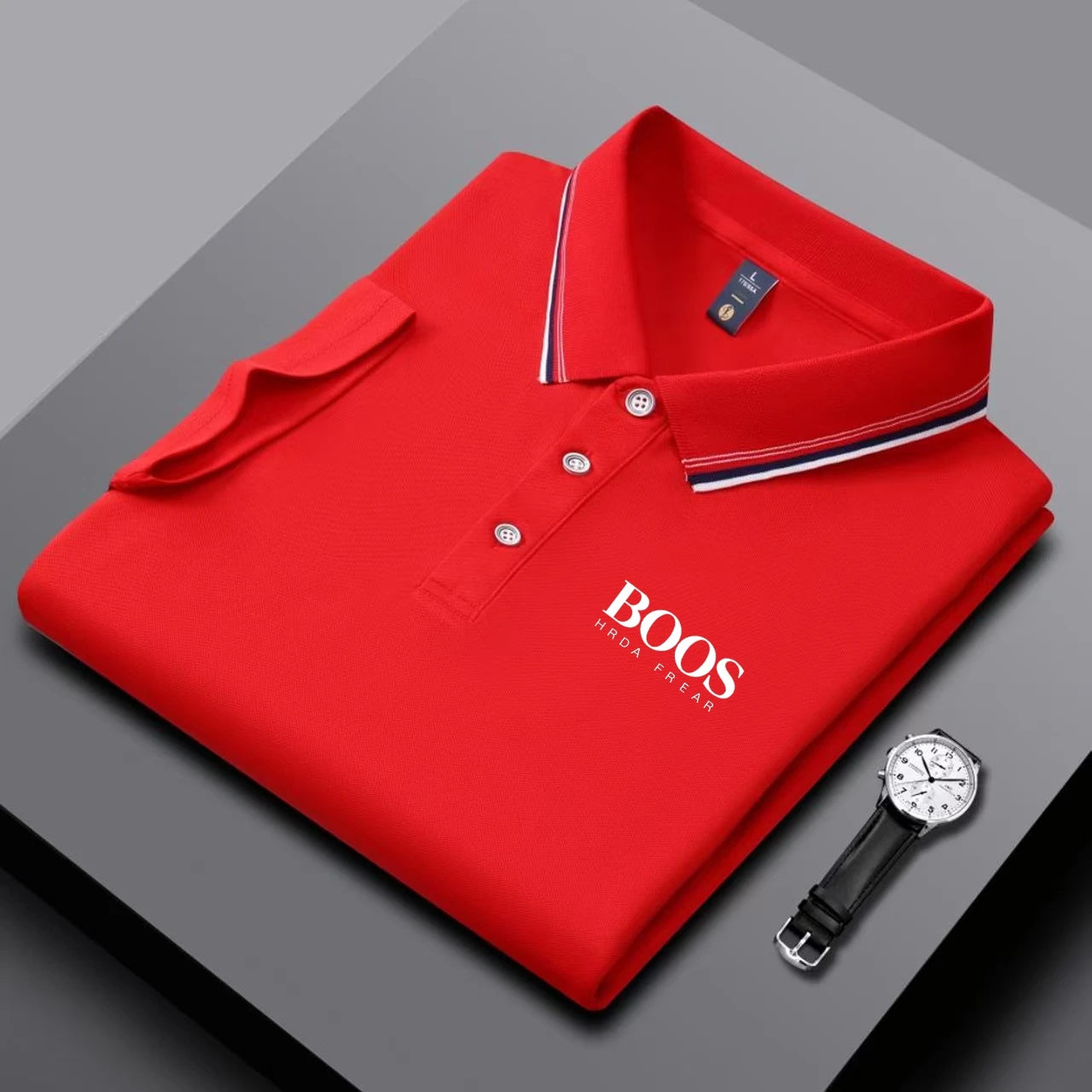 Men's short-sleeved polo shirt