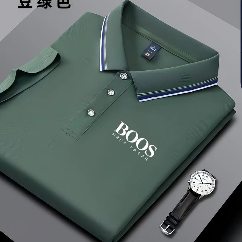 Men's short-sleeved polo shirt